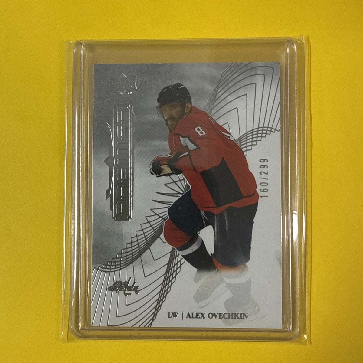 Alex Ovechkin 2022/23 UD Premier Card Out of /299 - front