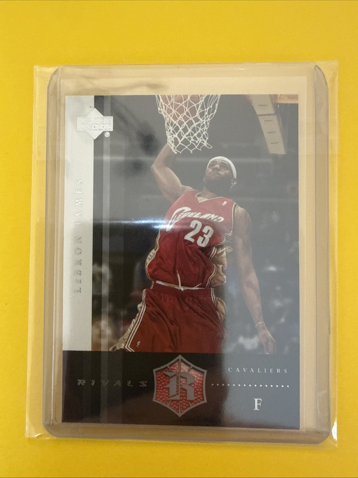 LeBron James 2004 UD Rivals - front
