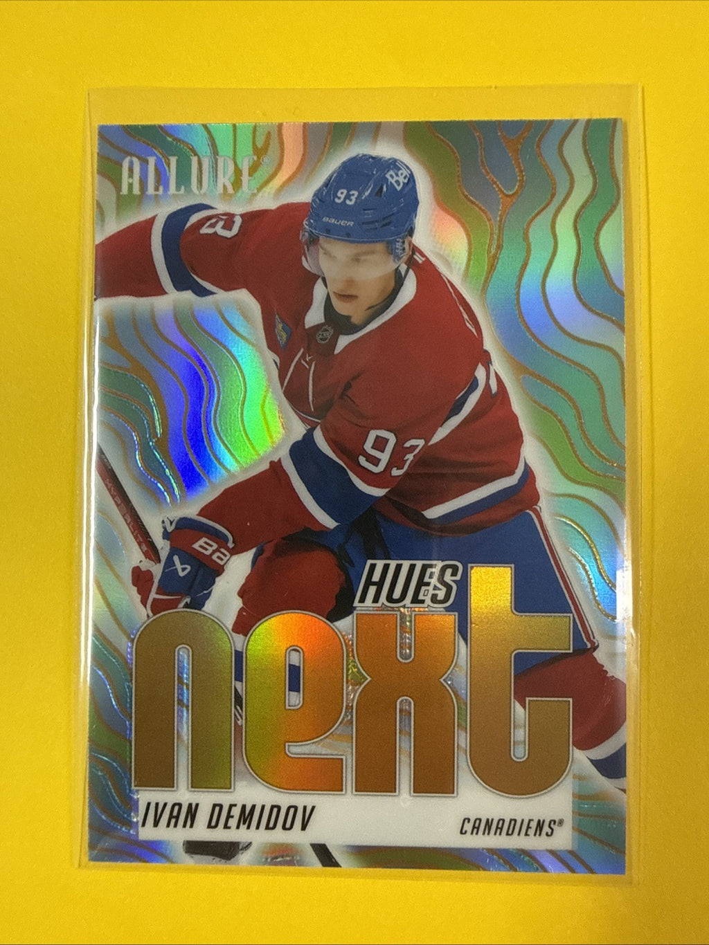 Yvan Demidov 2025/26 Allure Hues Next Rookie Card - front
