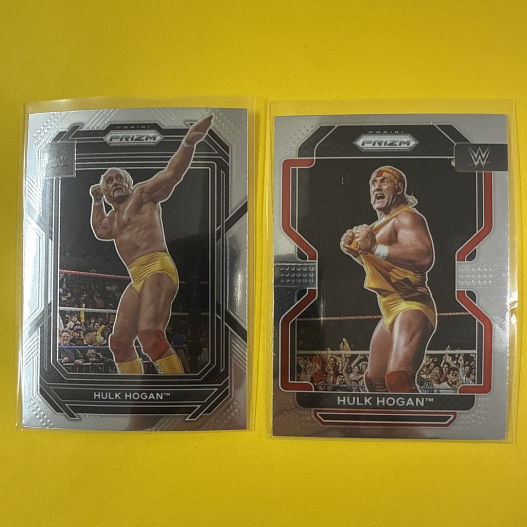 Hulk Hogan 2 Chrome Cards - front