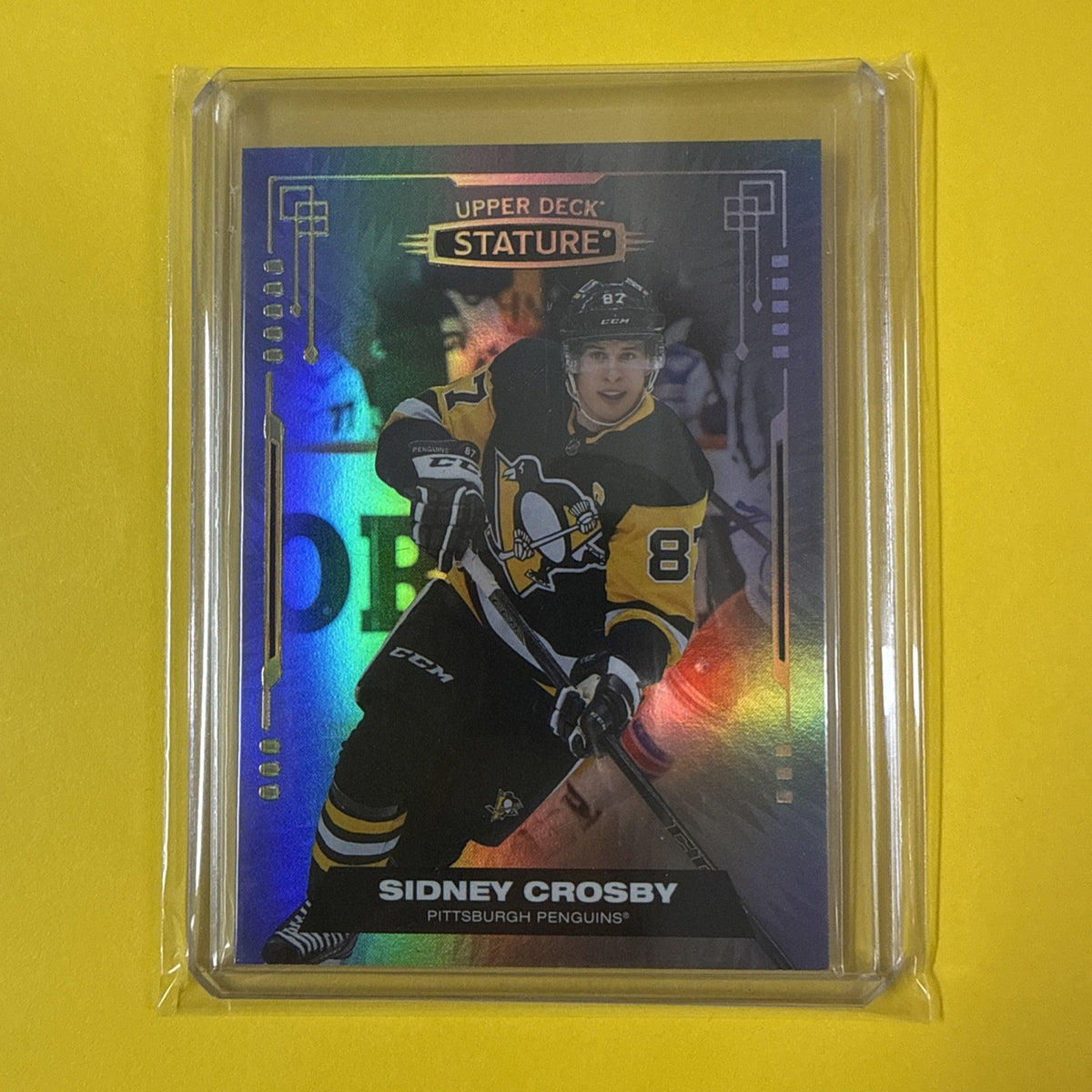 Sidney Crosby 2021/22 Stature Card - front