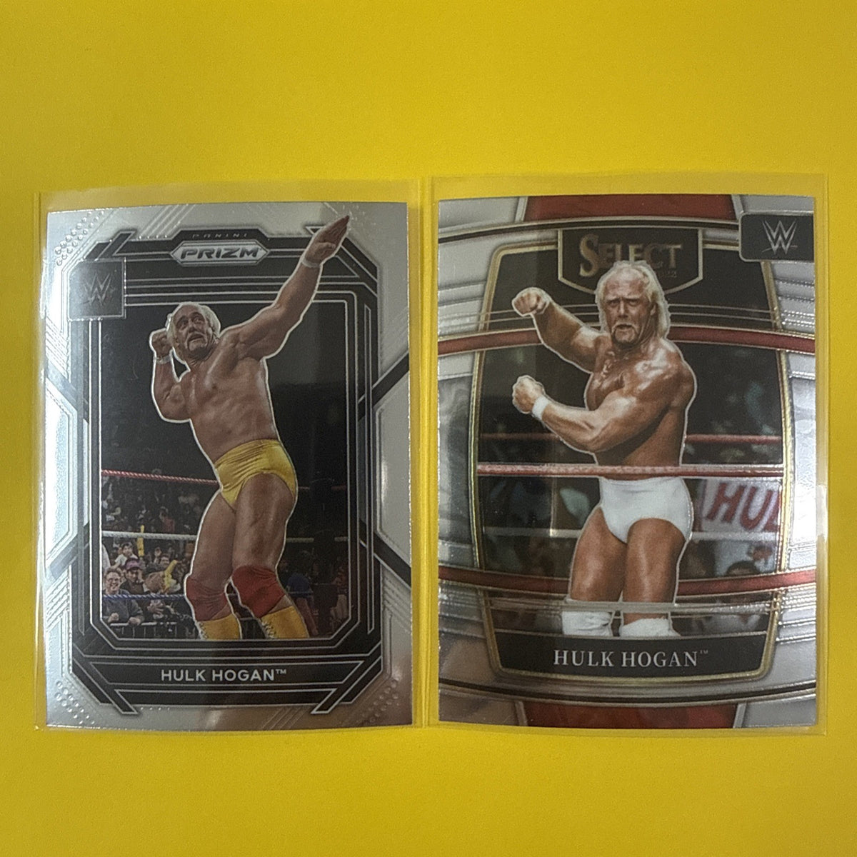 Hulk Hogan 2 Chrome Cards - front