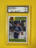Wayne Gretzky 1983 O Pee Chee Card Graded 6 - front
