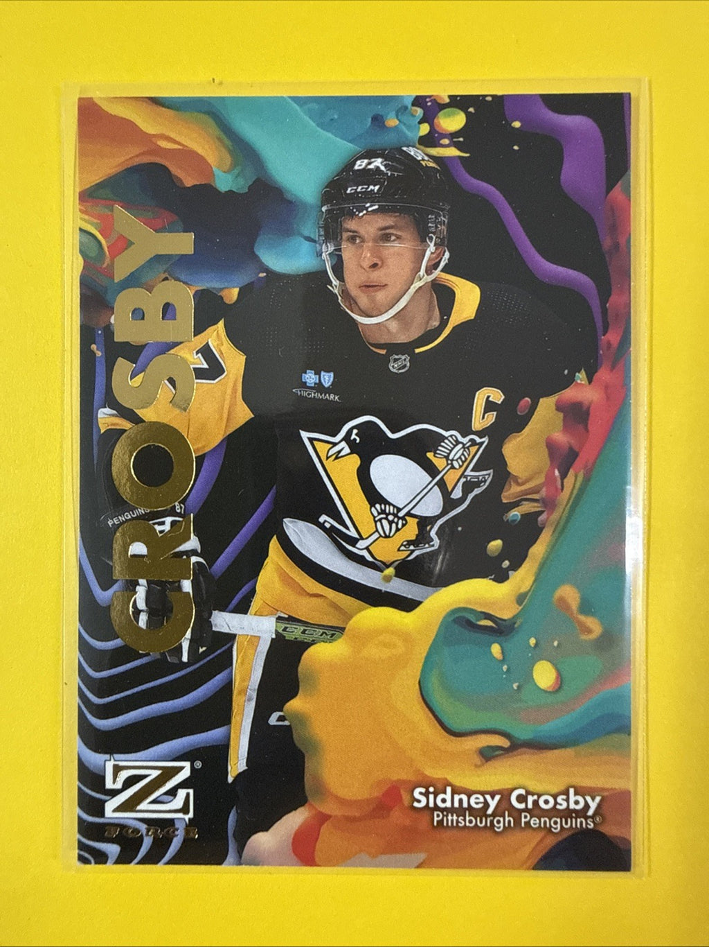 Sidney Crosby 2024/25 Metal Universe Hockey Card - front