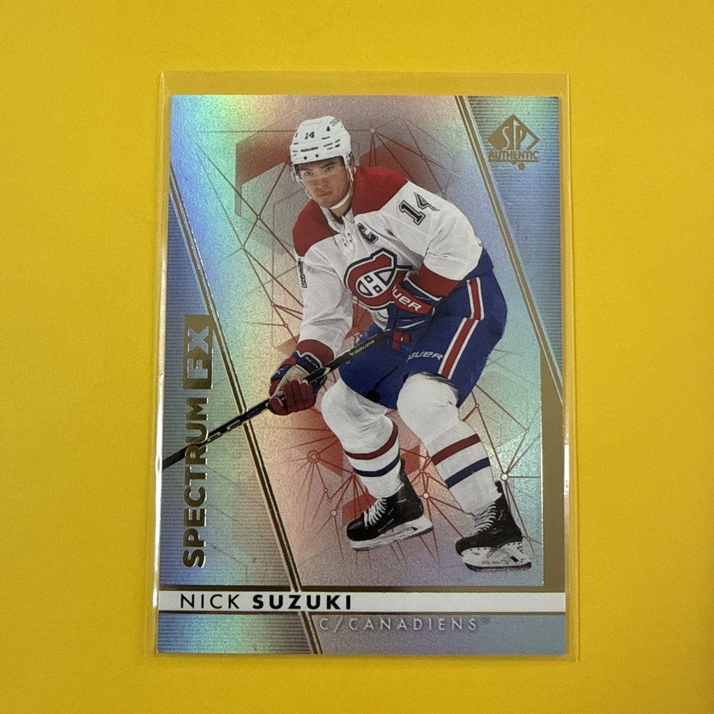 Nick Suzuki 2022/23 SP Authentic FX Spectrum Card - front