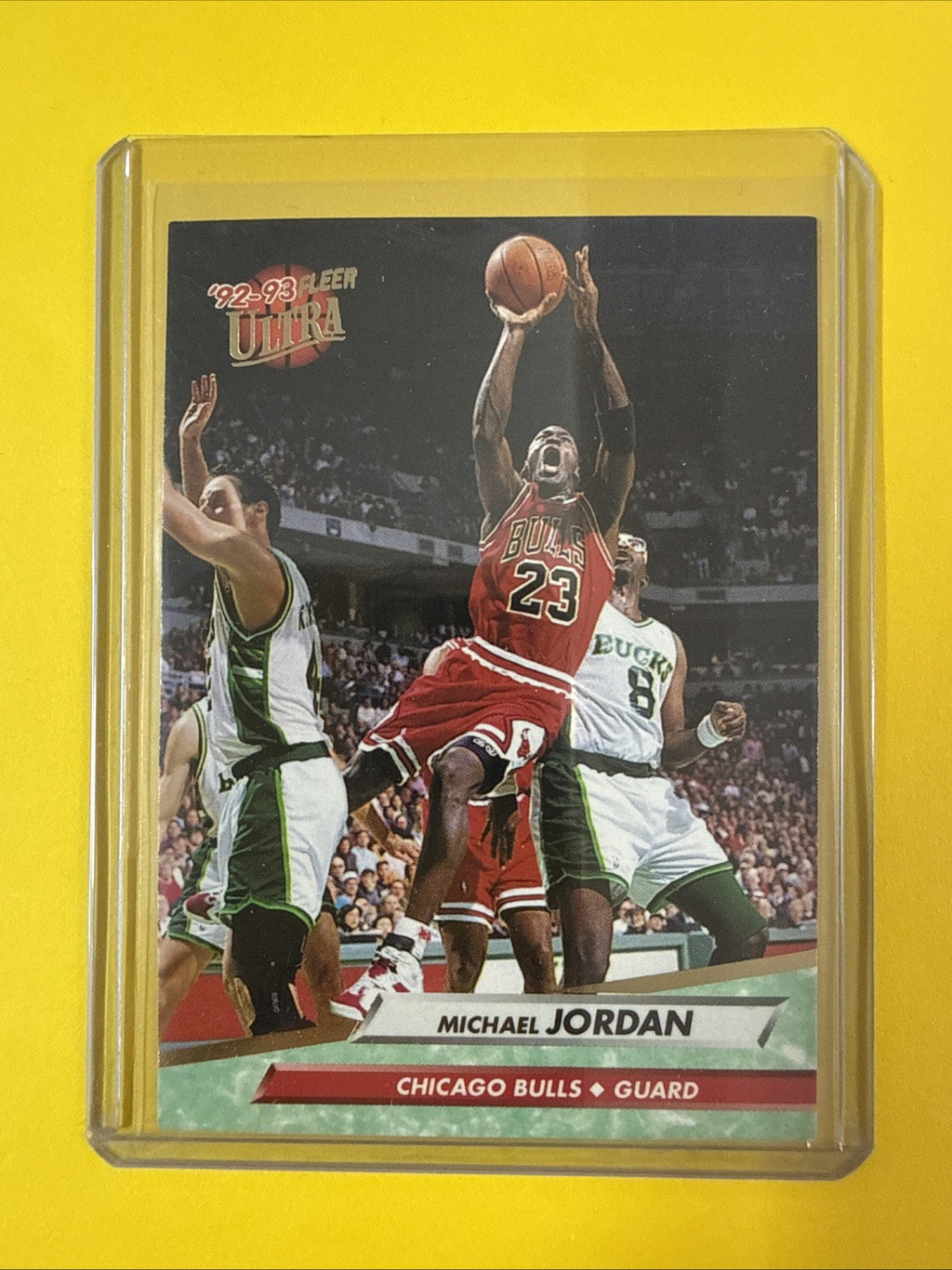 Michael Jordan 1992/93 Fleer Ultra Card #27 - front