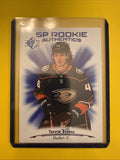 Trevor Zegras 2021/22 SP Authentic Rookie Cardcard - front