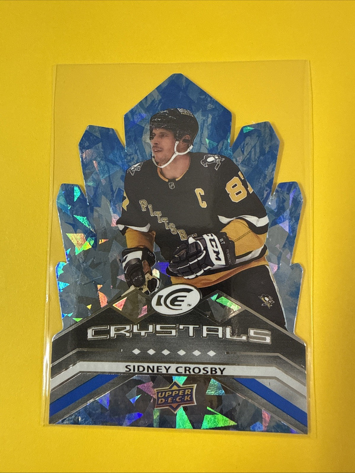 Sidney Crosby 2021/22 UD Ice Crystals Card - front