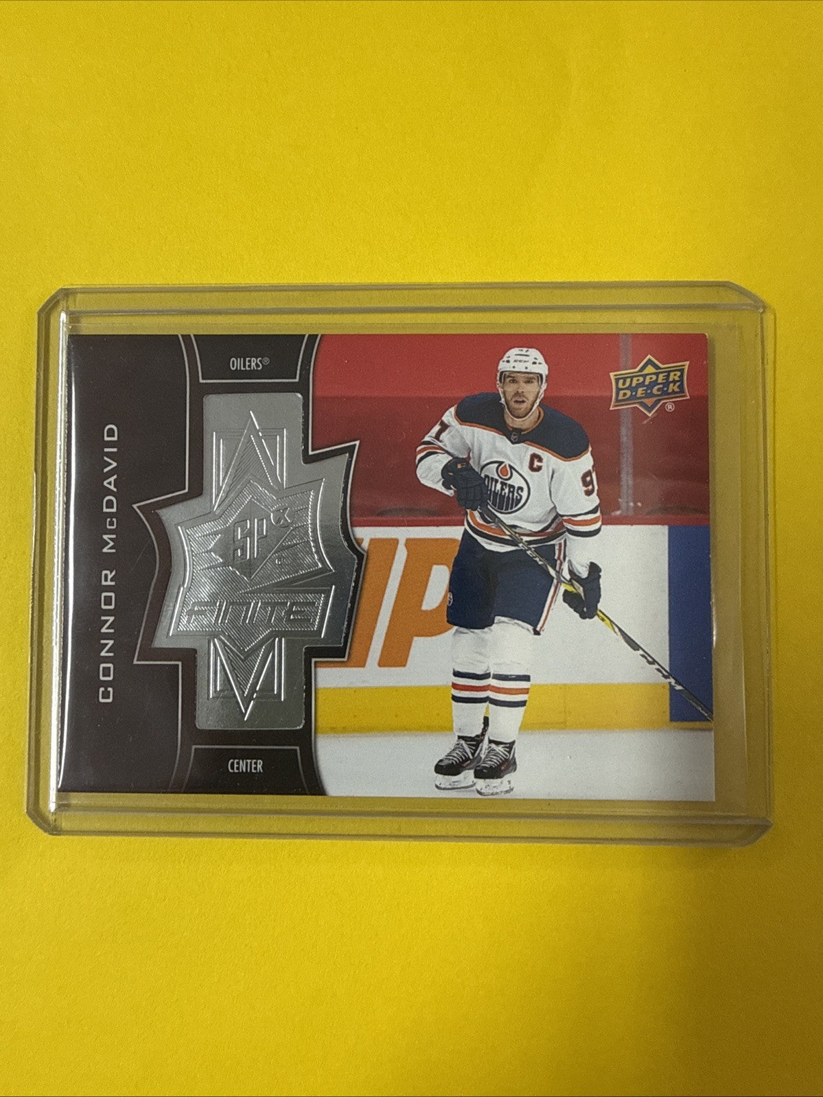 Connor McDavid 2020/21 UD SPx Infinite Card - front
