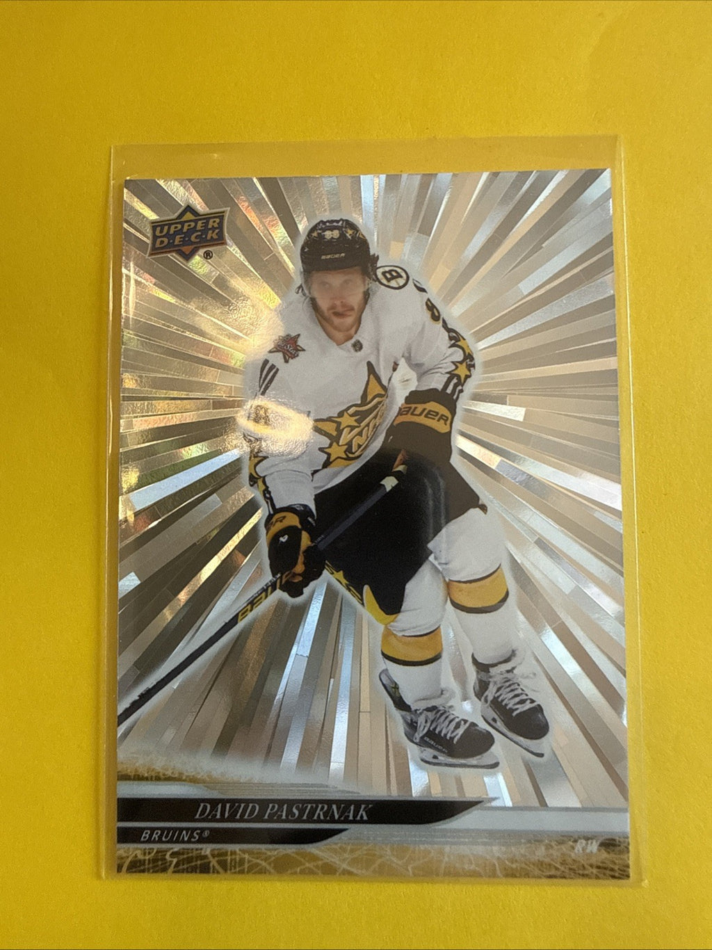 David Pastrnak 2024/25 UD All Stars Outburst - front
