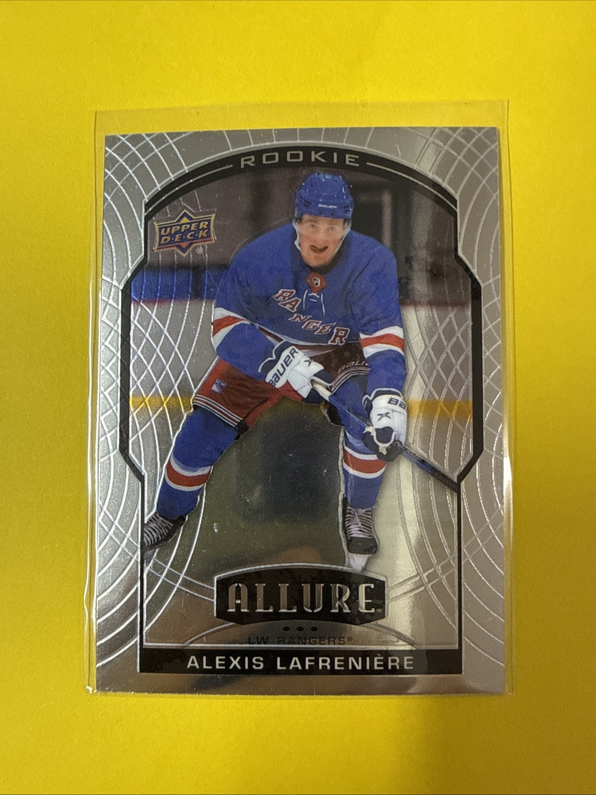 Alexis Lafreniere 2020/21 Allure Rookie Card - front