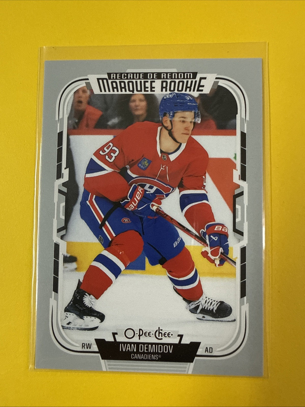 Ivan Demidov 2025/26 O Pee Chee Rookie Card - front