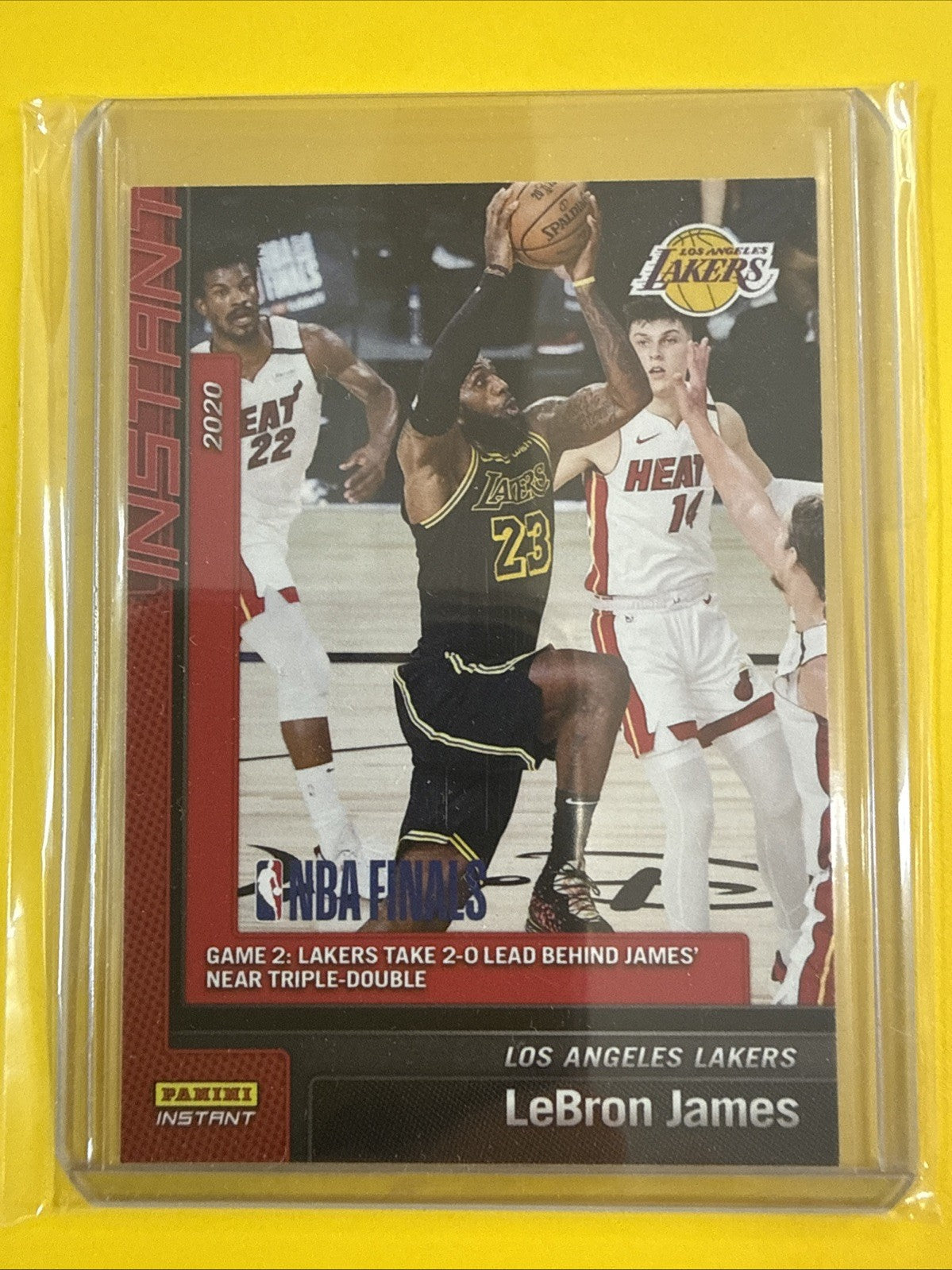 LeBron James 2019/20 Panini NBA Card - front