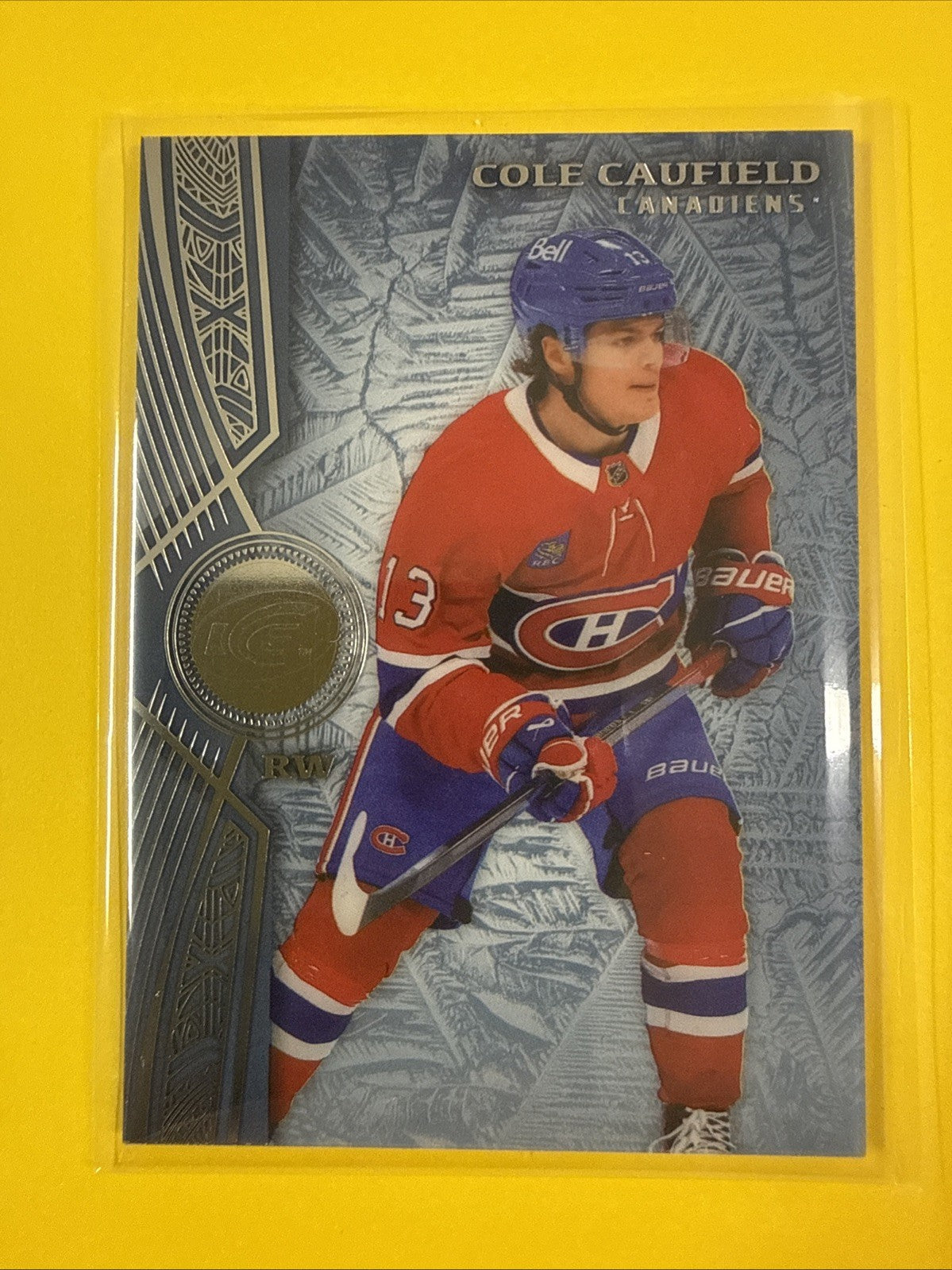 Cole Caufield 2025/26 UD Ice Card - front