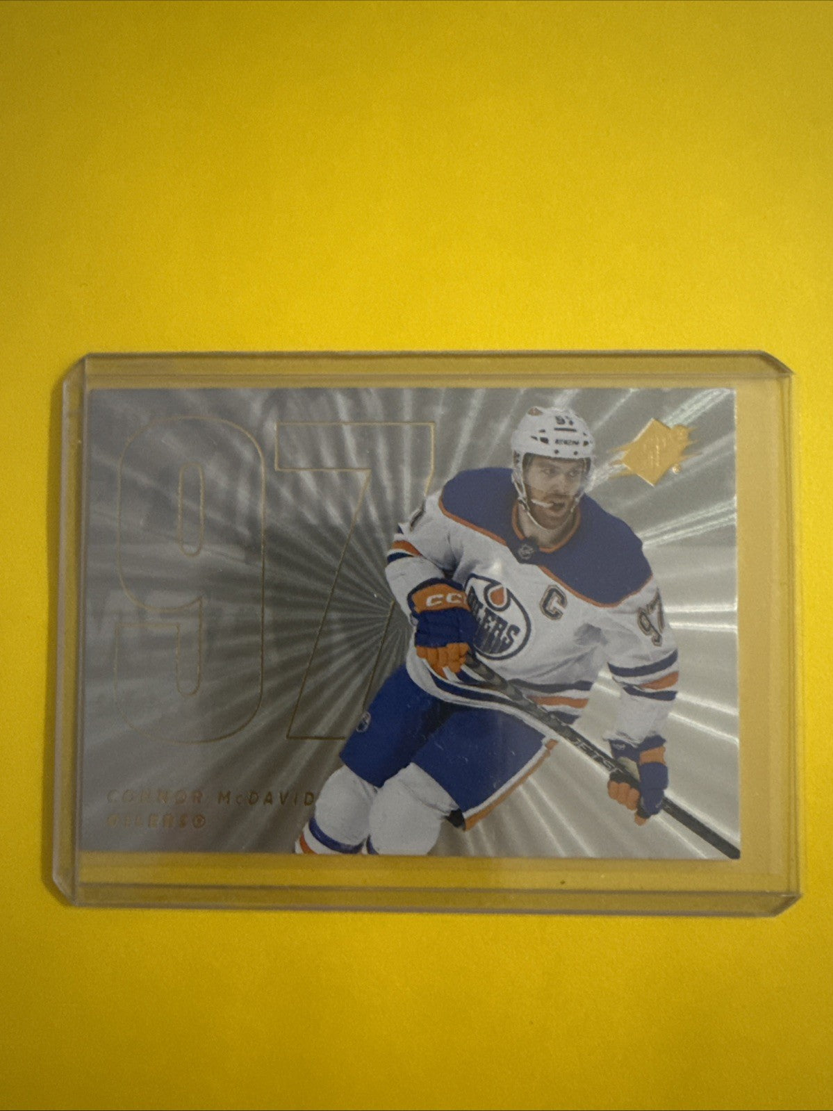 Connor McDavid 2024/25 SPx Silver Card - front
