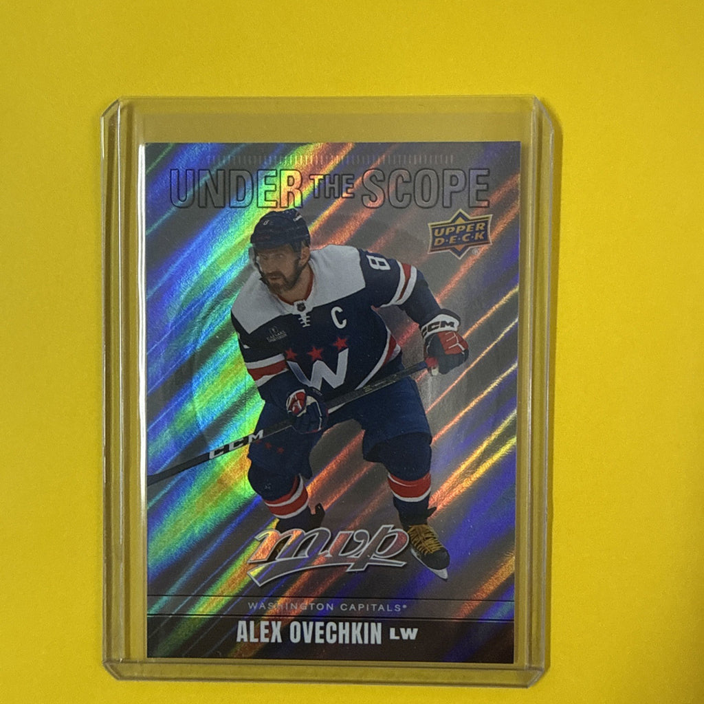 Alex Ovechkin 2024/25 Under the Scope Mvp Card - front