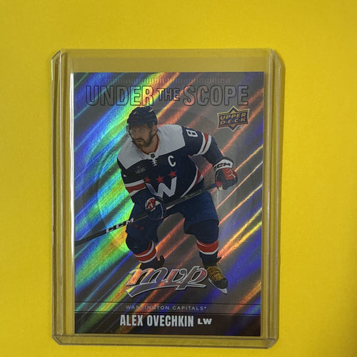 Alex Ovechkin 2024/25 Under the Scope Mvp Card - front