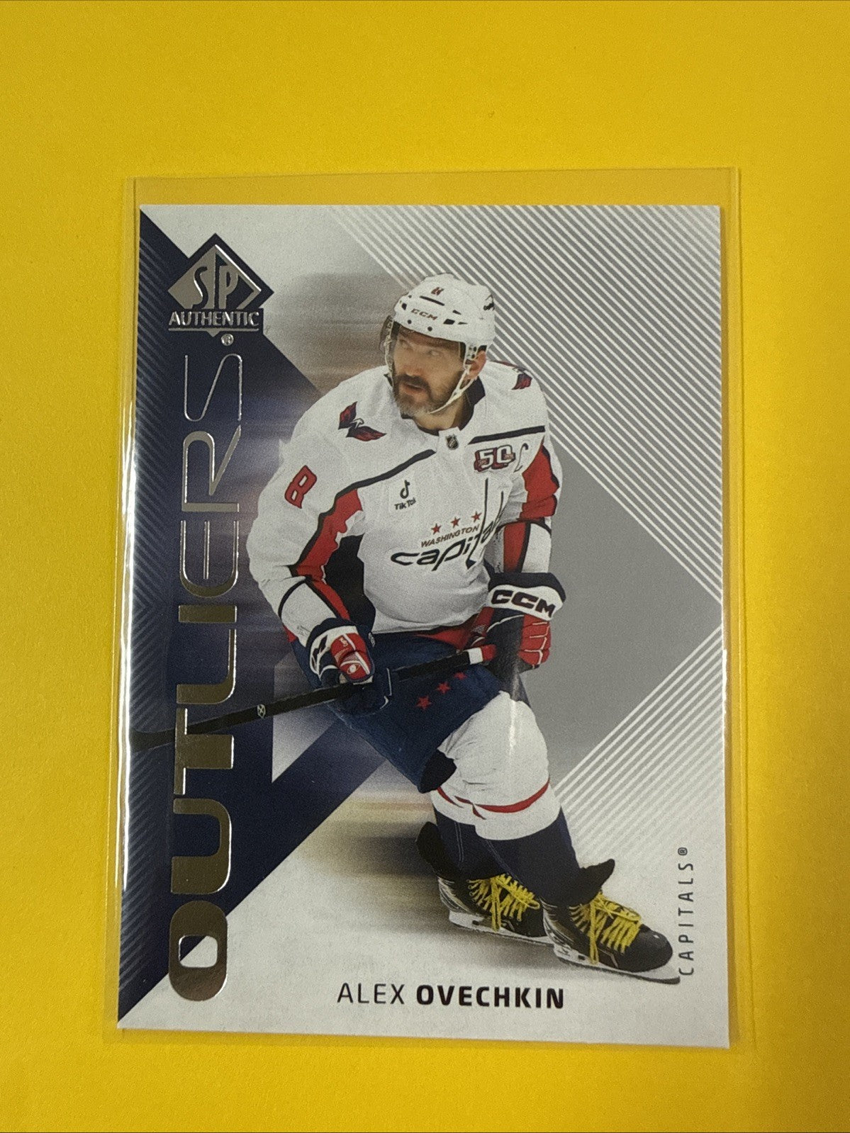 Alex Ovechkin 2025/26 SP Authentic Outliers Card - front