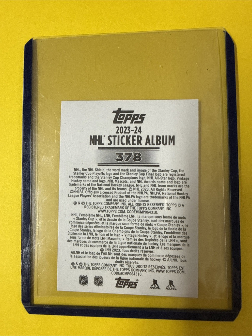 Sidney Crosby 2023/24 Cards - back