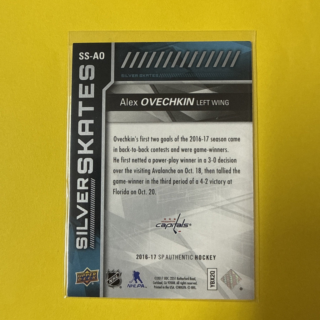 Alexander Ovechkin 2016 Card - back