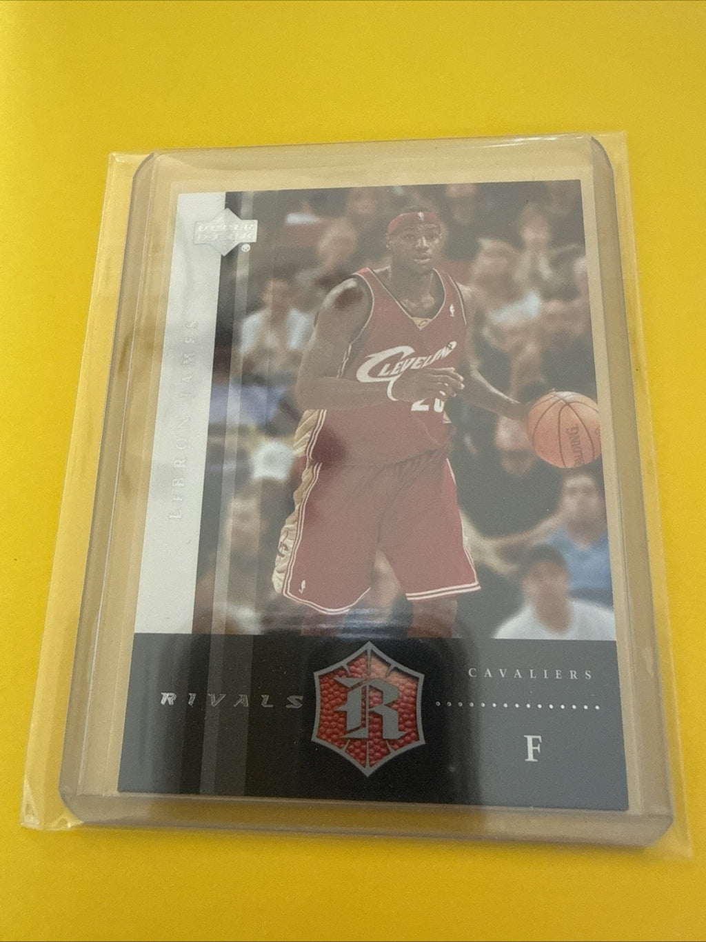 LeBron James 2004 UD Rivals - front