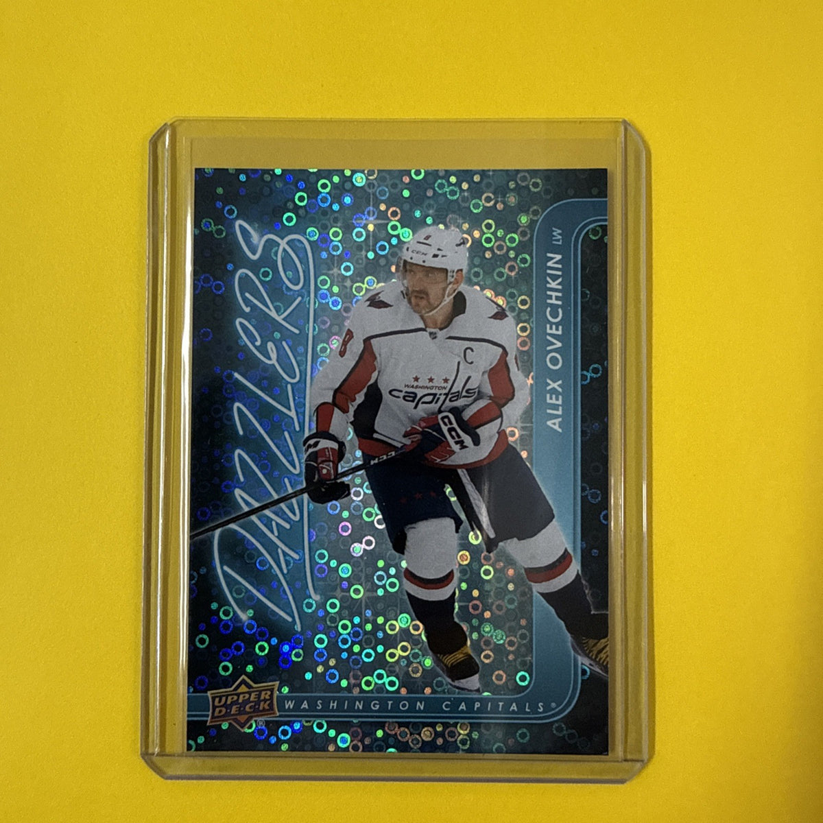 Alex Ovechkin 2024/25 UD Blue Dazzlers - front
