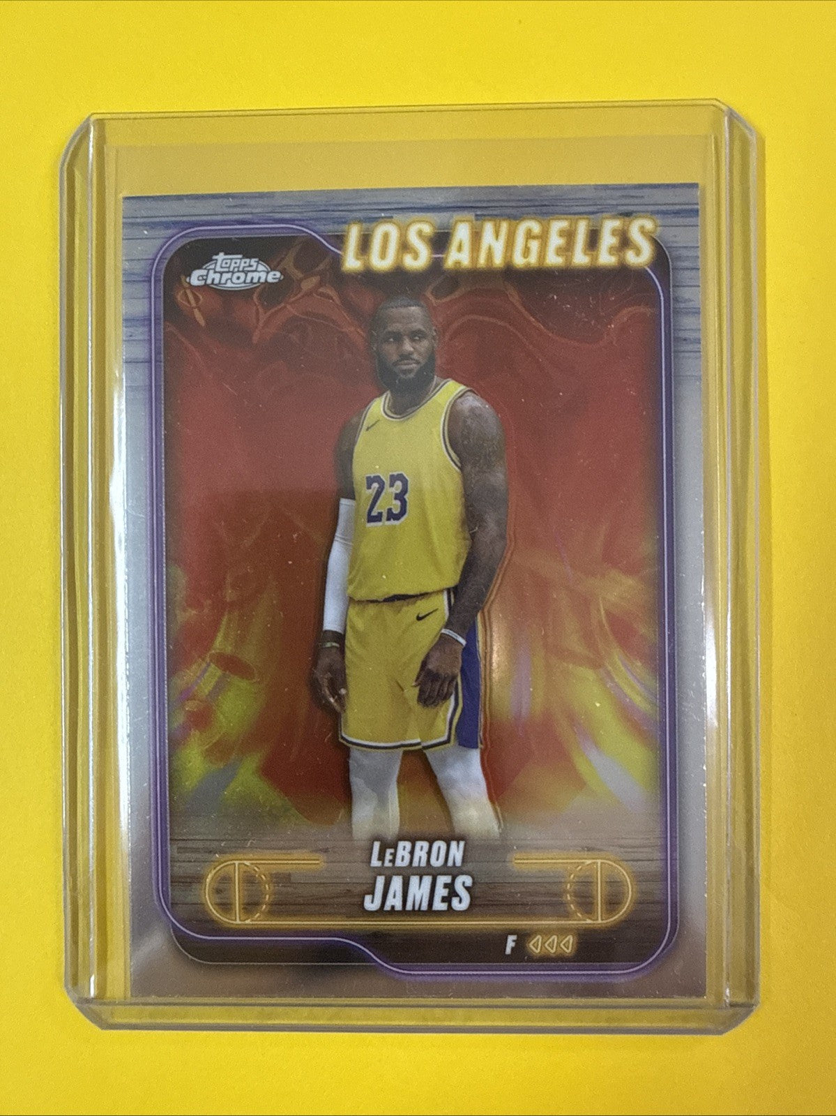 LeBron James 2024/25 Card - front