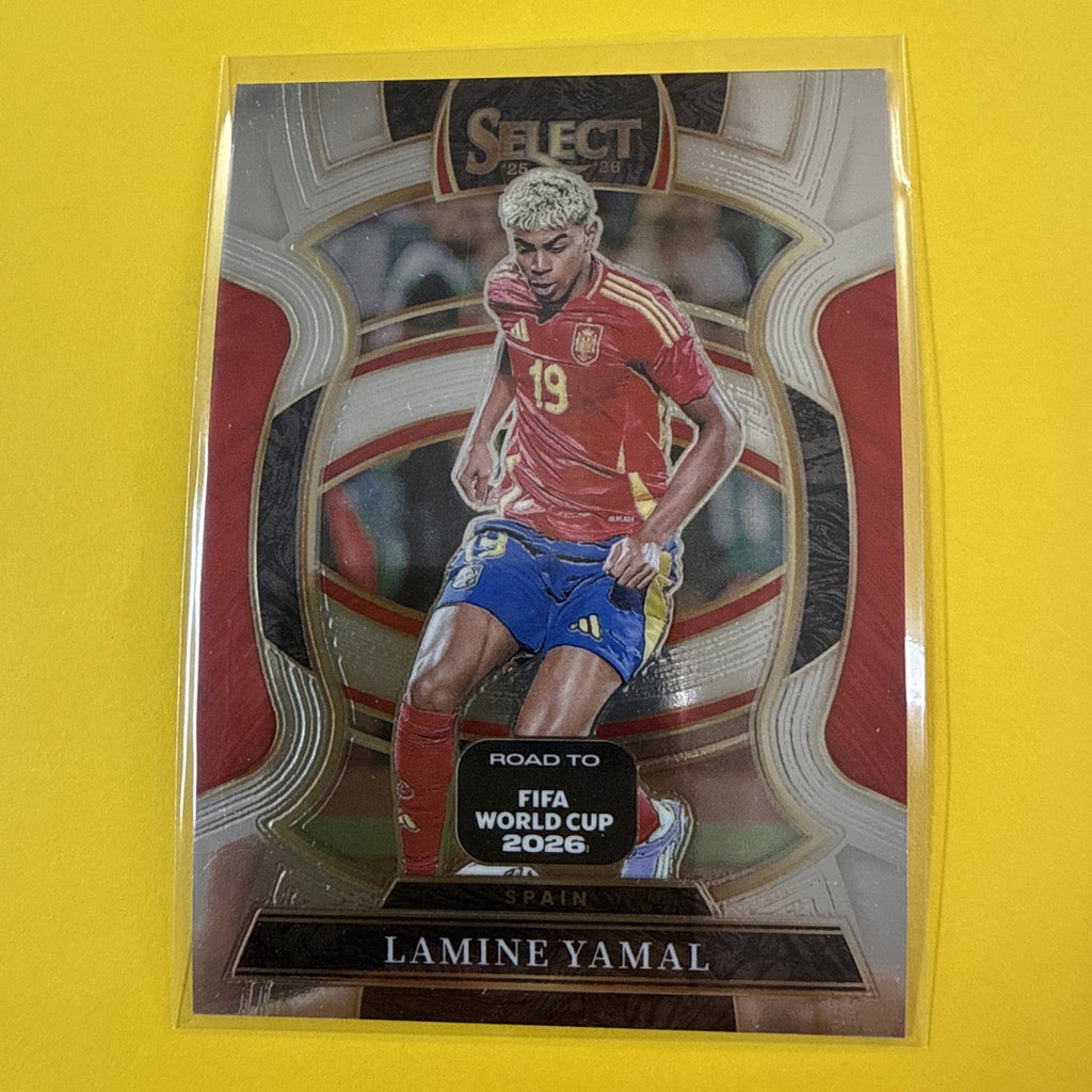 Lamine Yamal 2026 Panini Select Chrome Card - front