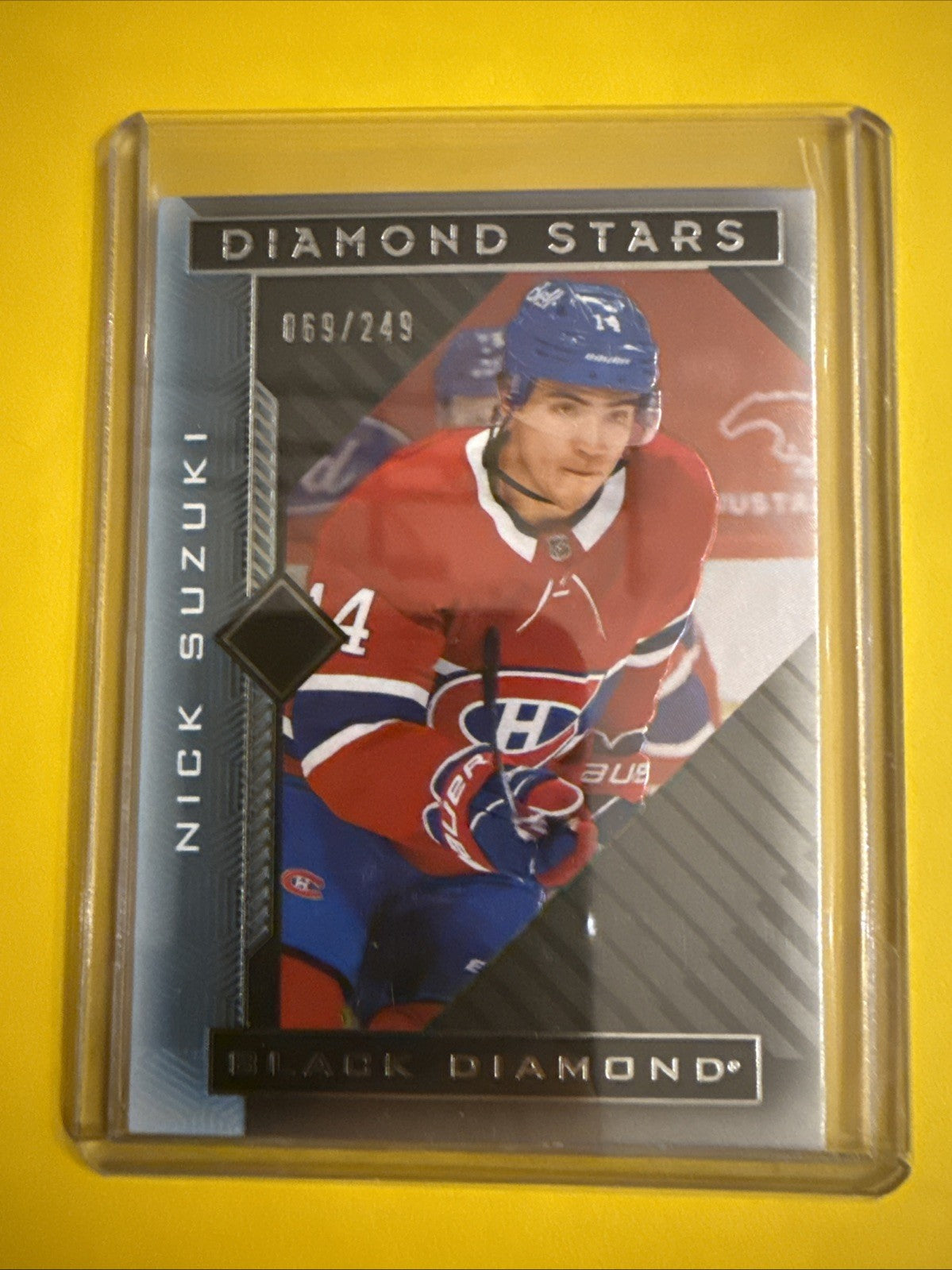 Nick Suzuki 2021/22 Black Diamond Card 069/249 - front