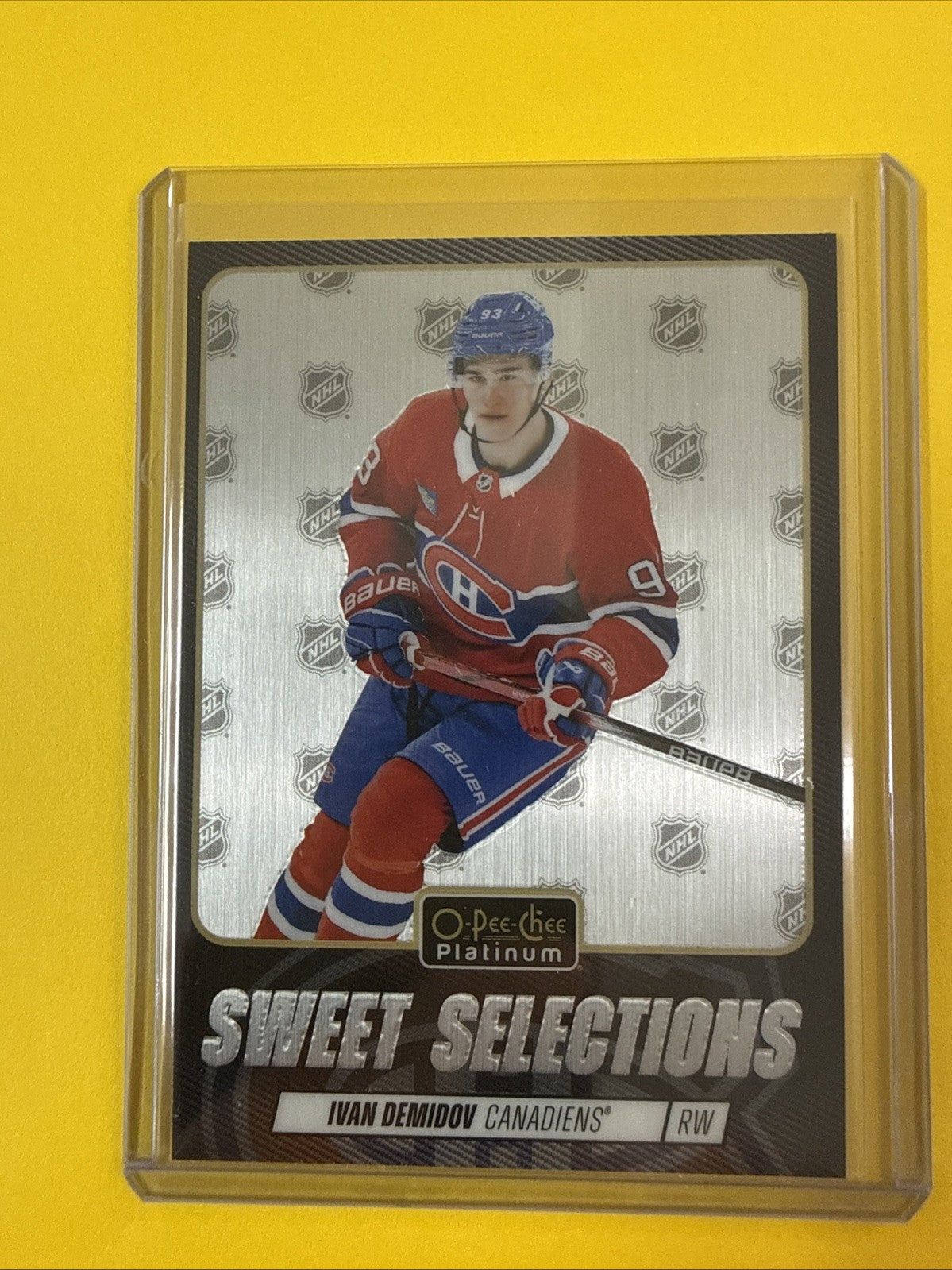 Ivan Demidov 2025/26 O Pee Chee Platinum Sweet Selections Rookie Card - front
