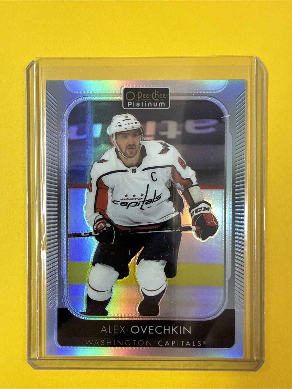 Alex Ovechkin 2021/22 O Pee Chee Platinum Rainbow Card - front