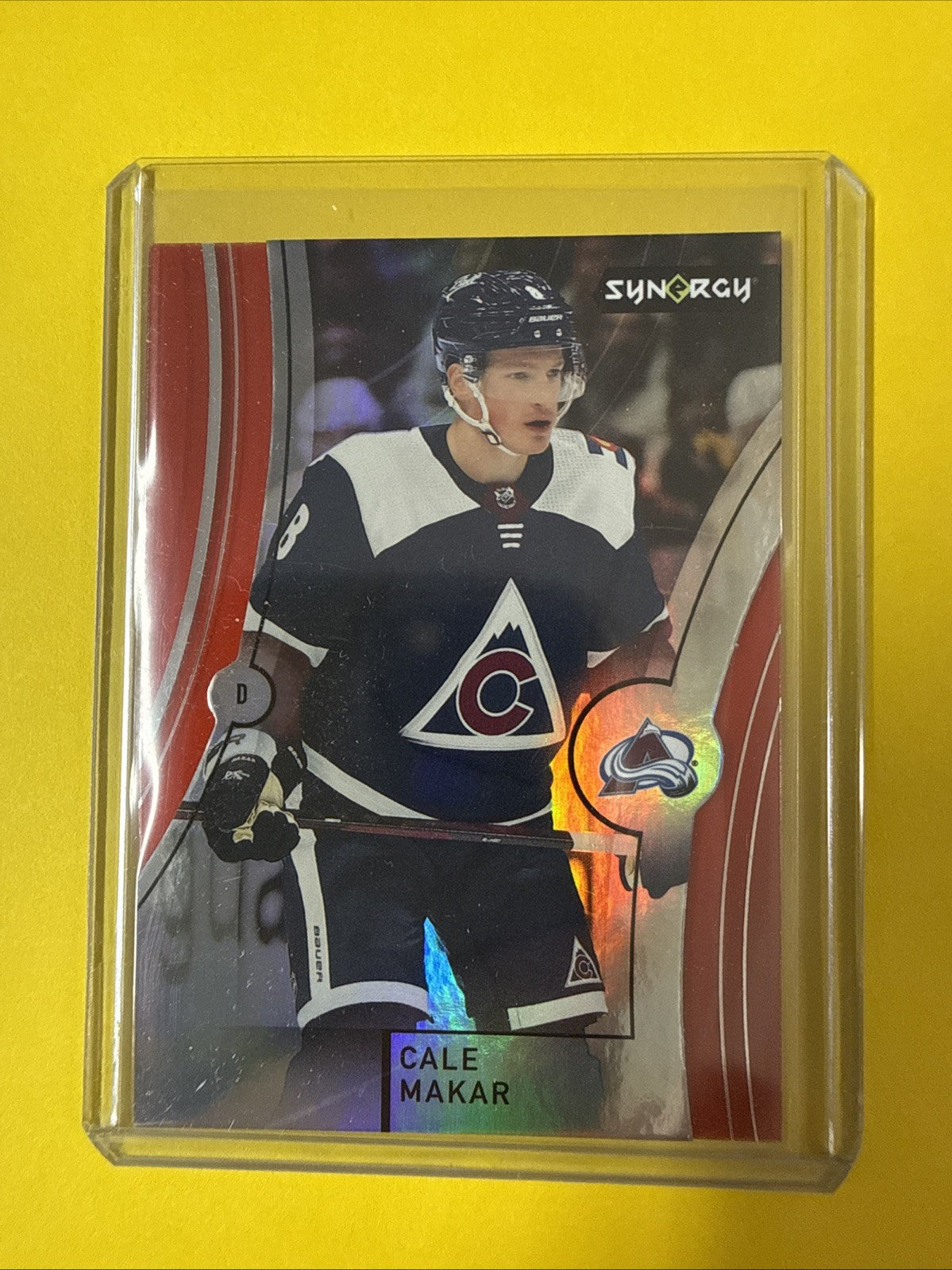 Cale Makar 2021/22 Synergy Card - front
